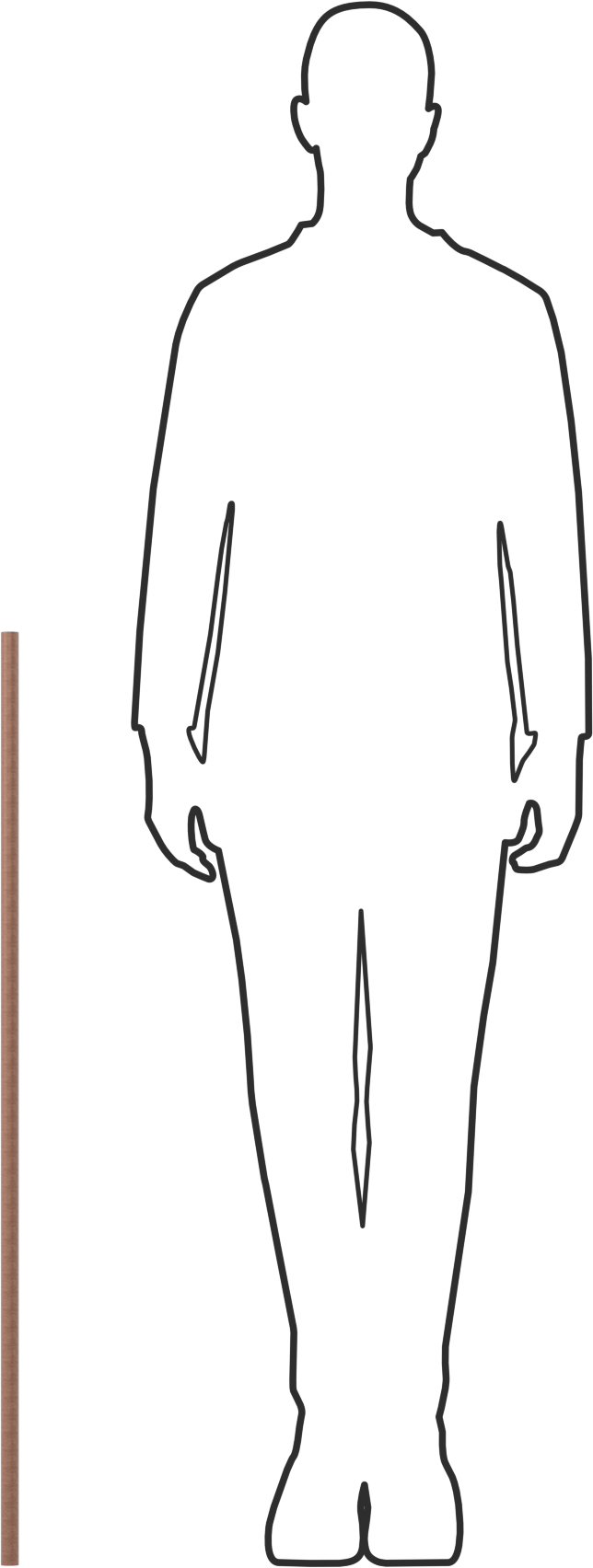 İşlenmesi Kolay Garolite LE Boru, 40" Uzunluk, 3/4" OD, 5/8" ID