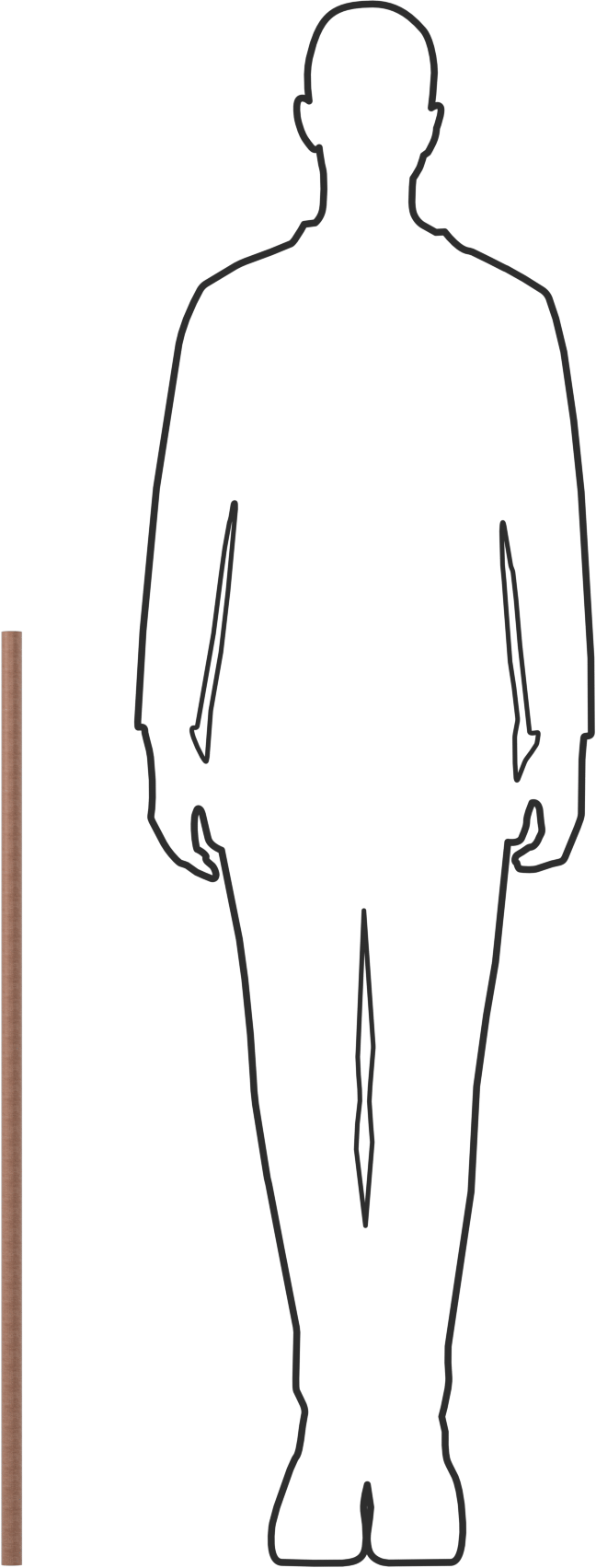 İşlenmesi Kolay Garolite LE Boru, 40" Uzunluk, 7/8" OD, 5/8" ID