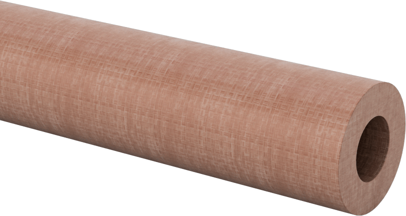 İşlenmesi Kolay Garolite LE Boru, 40" Uzunluk, 3/4" OD, 3/8" ID