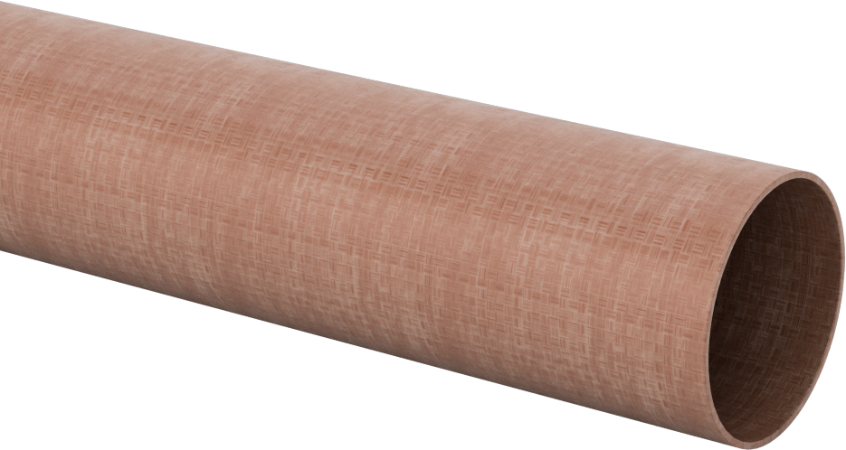 İşlenmesi Kolay Garolite LE Boru, 40" Uzunluk, 1-5/16" OD, 1-1/4" ID