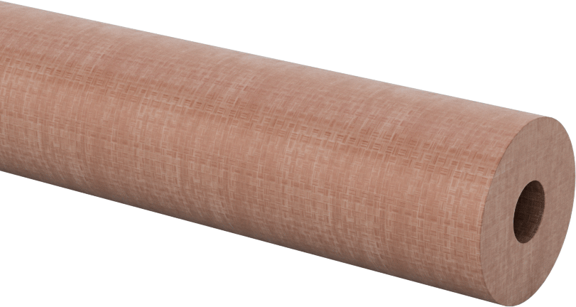 İşlenmesi Kolay Garolite LE Boru, 40" Uzunluk, 3/4" OD, 1/4" ID