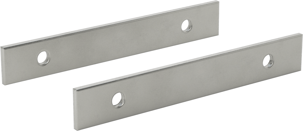 2 Hassas Taşlanmış Yüzeyli Paralel Parçalar, 6 inç Uzunluk x 1/8 inç Kalınlık x 7/8 inç Yükseklik