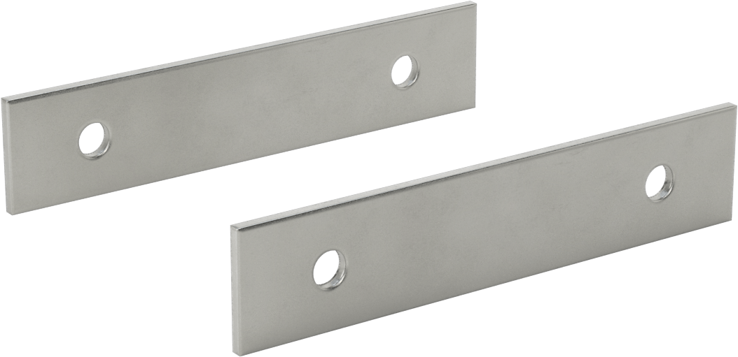 2 Hassas Taşlanmış Yüzeyli Paralel Parçalar, 6 inç Uzunluk x 1/8 inç Kalınlık x 1-1/4 inç Yükseklik