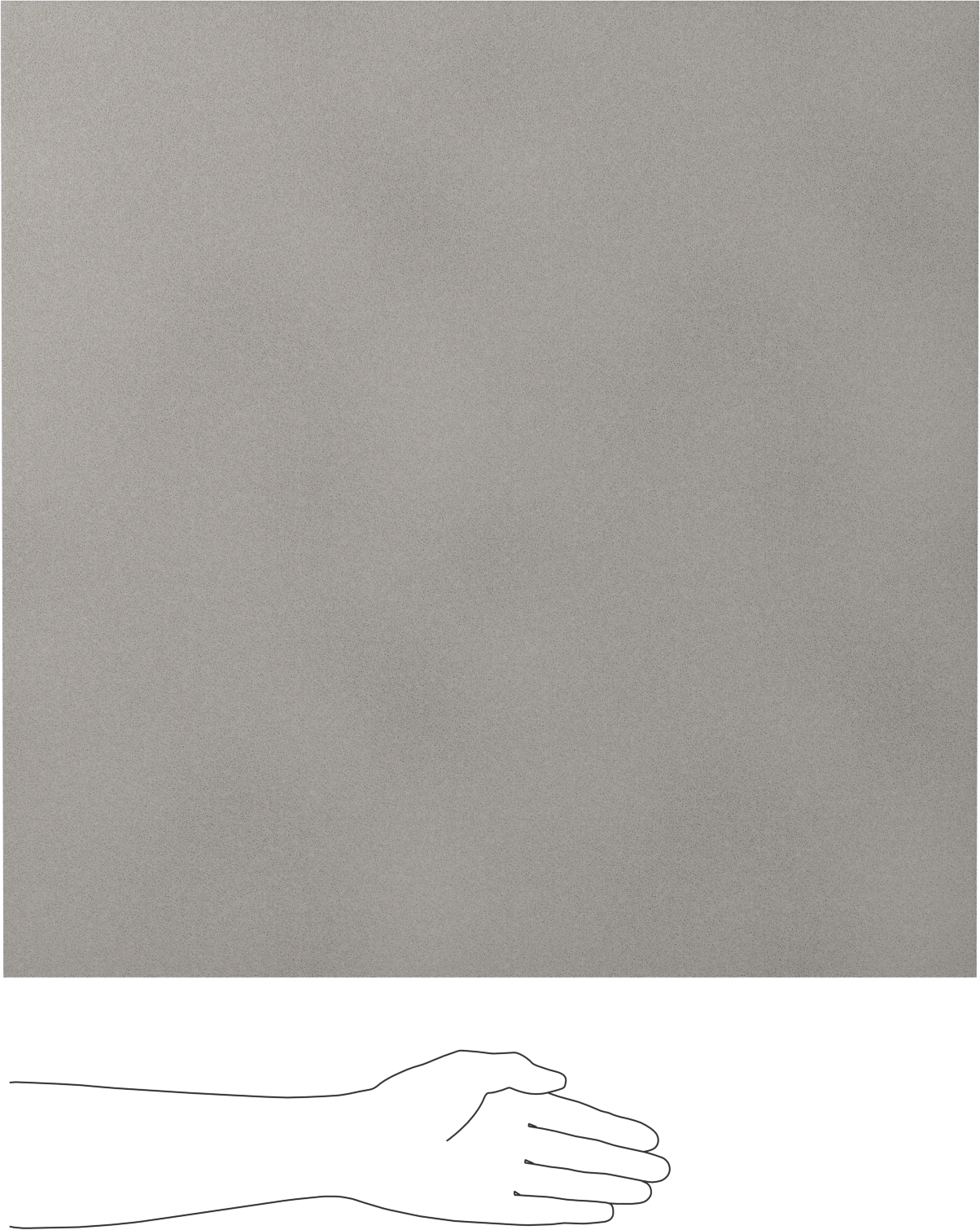 Süper Yastıklama Poliüretan Köpük Levha, 4" Kalınlık, 24" x 24", Gri, Yapışkan arka yüz