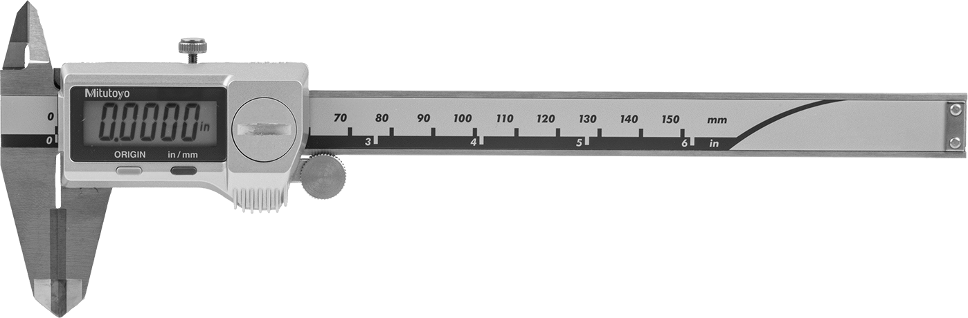 Mitutoyo Dijital Kaliper, NIST Sertifikalı, 9-1/4" Uzunluk, 500-733-20, Karbür Çene
