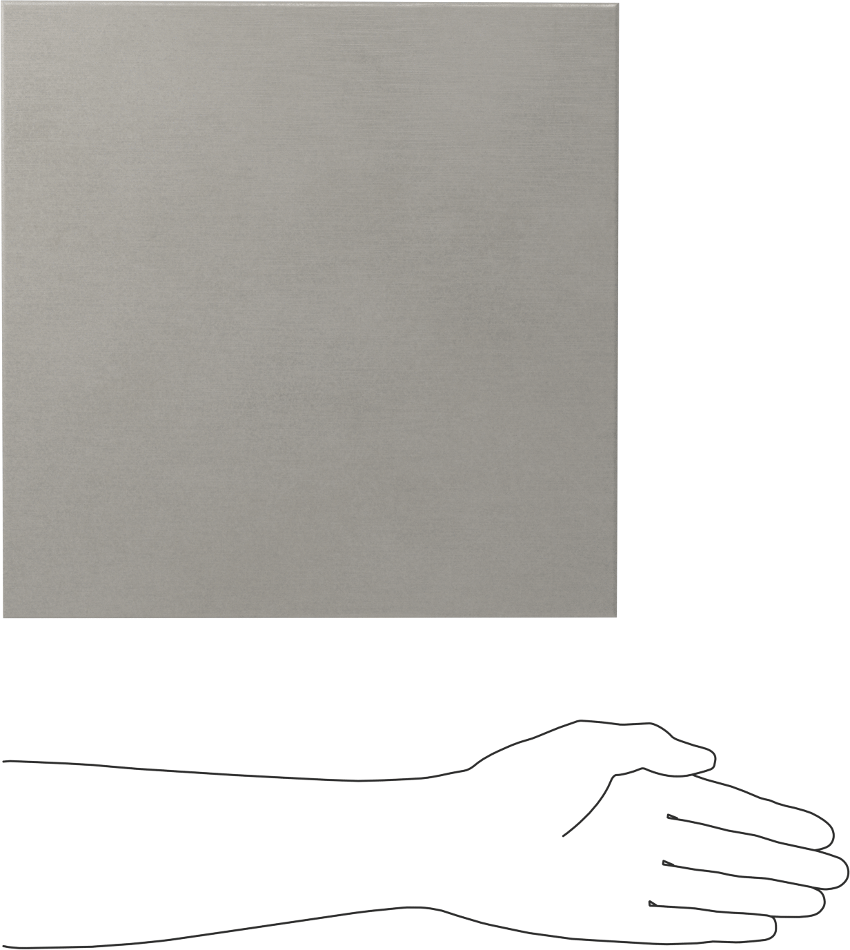 Kolay İşleme Sert Fiber Levha ve Çubuk, 12“ Genişlik x 12” Uzunluk, 3/16" Kalınlık