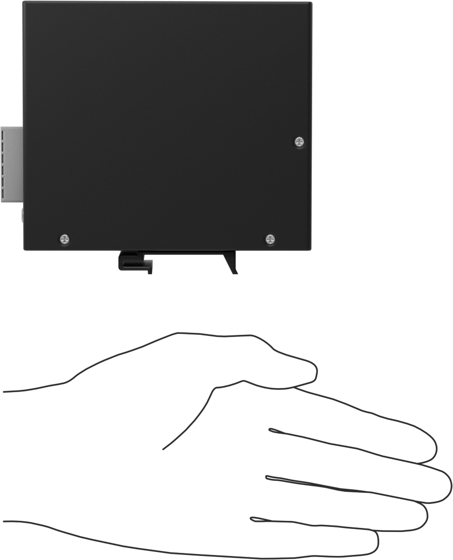 DIN Ray Montajlı Ethernet Anahtarı, 8 RJ45 Ports, Metal Muhafaza
