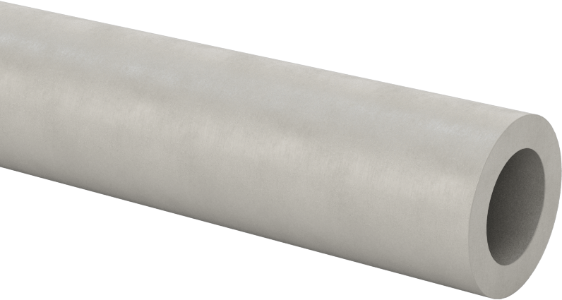 Easy-Machine Sert Fiber Yuvarlak Boru, 40" Uzunluk, 11/16" OD, 7/16" ID