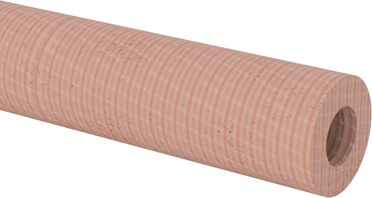 Ekonomik Garolite CE Tüpler, 1/8" Duvar Kalınlığı, 1/2" OD, 1/4" ID, 40" Uzunluk