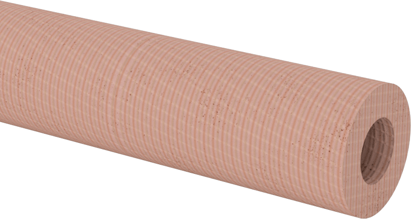 Ekonomik Garolite CE Tüpler, 3/16" Duvar Kalınlığı, 3/4" OD, 3/8" ID, 40" Uzunluk