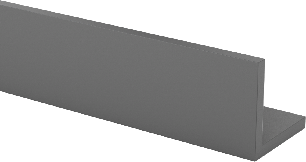 Kimyasal Dayanıklı PVC 90 Derece Açı, 2“ x 2” Dış Boyut, 1/4" Duvar Kalınlığı, 5 Fit Uzunluk