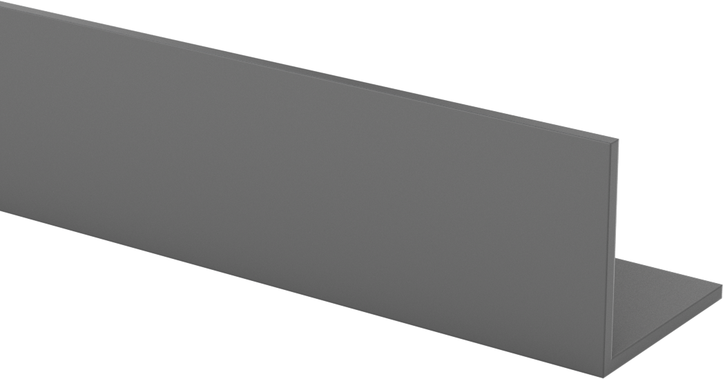 Kimyasal Dayanıklı PVC 90 Derece Açı, 2“ x 2” Dış Boyut, 1/8" Duvar Kalınlığı, 5 Fit Uzunluk