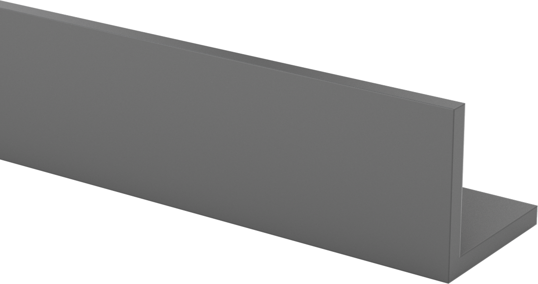 Kimyasal Dayanıklı PVC 90 Derece Açı, 2-3/8“ x 2-3/8” Dış Boyut, 0,275" Duvar Kalınlığı, 5 Fit Uzunluk