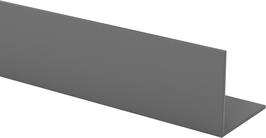 Kimyasal Dayanıklı PVC 90 Derece Açı, 2“ x 2” Dış Boyut, 0,08" Duvar Kalınlığı, 5 Fit Uzunluk