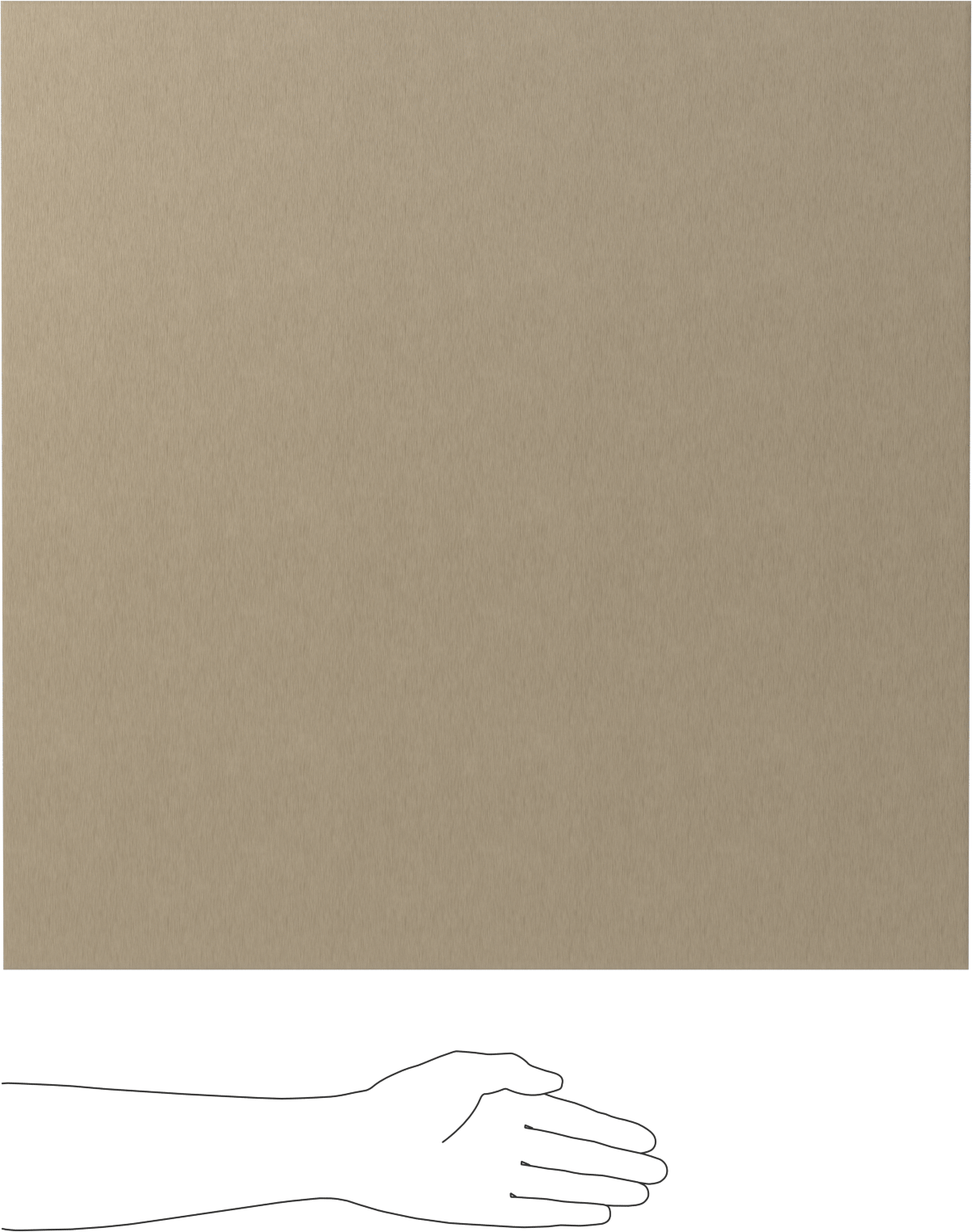 Ark Dirençli Garolite G-9 Levha, 24“ Genişlik x 24” Uzunluk, 1/16" Kalınlık