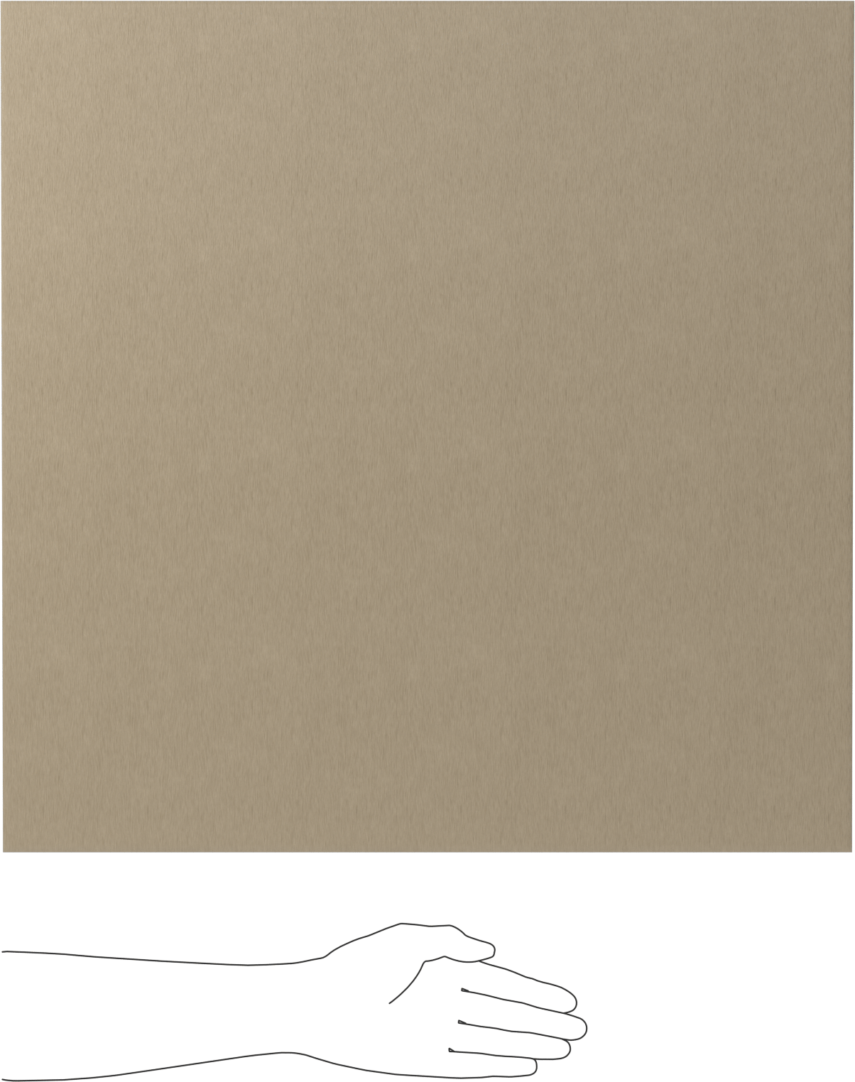 Ark Dirençli Garolite G-9 Levha, 24“ Genişlik x 24” Uzunluk, 1/4" Kalınlık