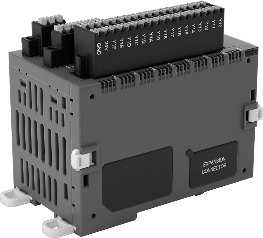 PLC, 2 Ethernet Bağlantısı ve 16 NPN Transistör Çıkışı ile