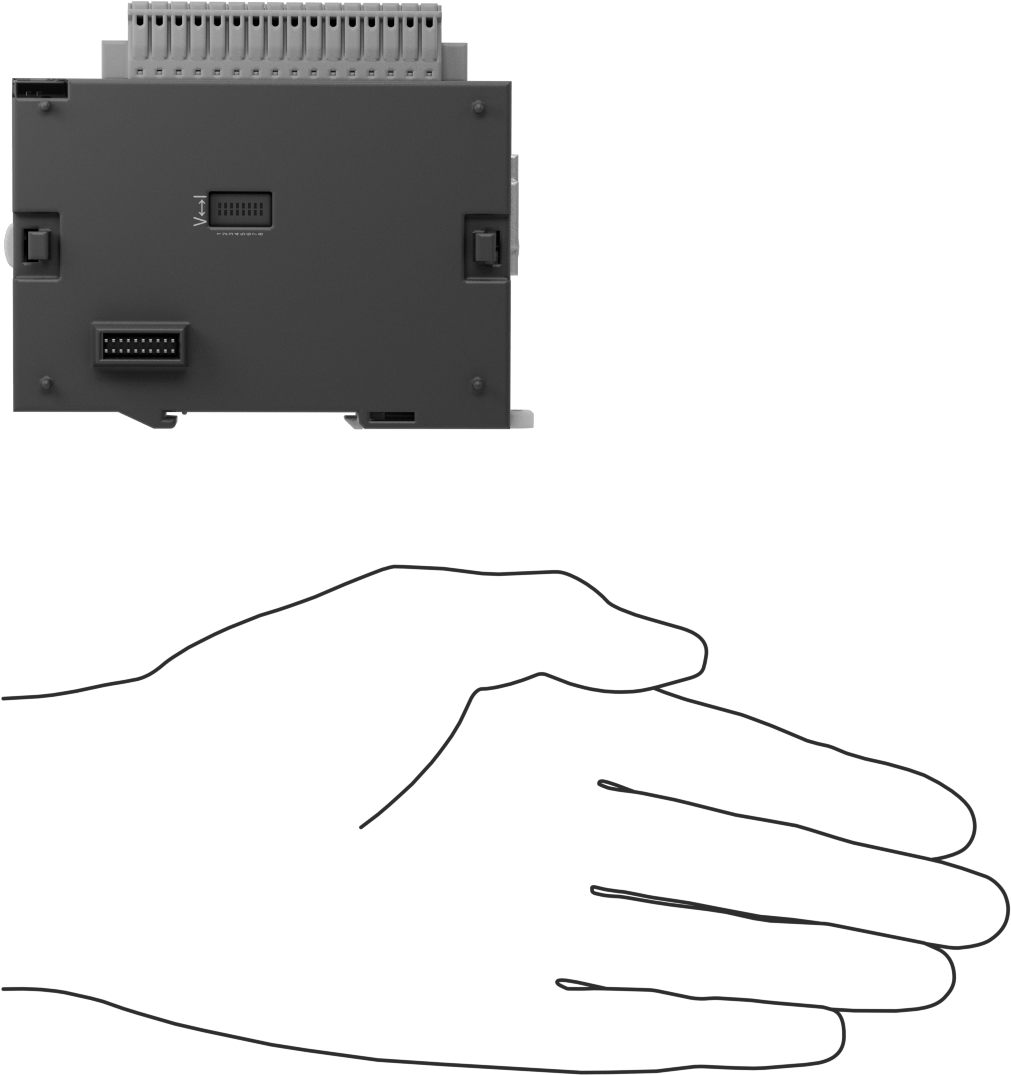 PLC için 8 Girişli Analog Giriş Modülü