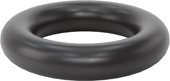 Ultra Kimyasal Dirençli Ffkm 4079 O-Ring, 1/16 Kesirli Genişlik, Dash Numarası 009