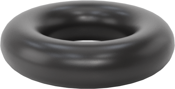 Ultra Kimyasal Dirençli Ffkm 4079 O-Ring, 3/32 Kesirli Genişlik, Dash Numarası 107