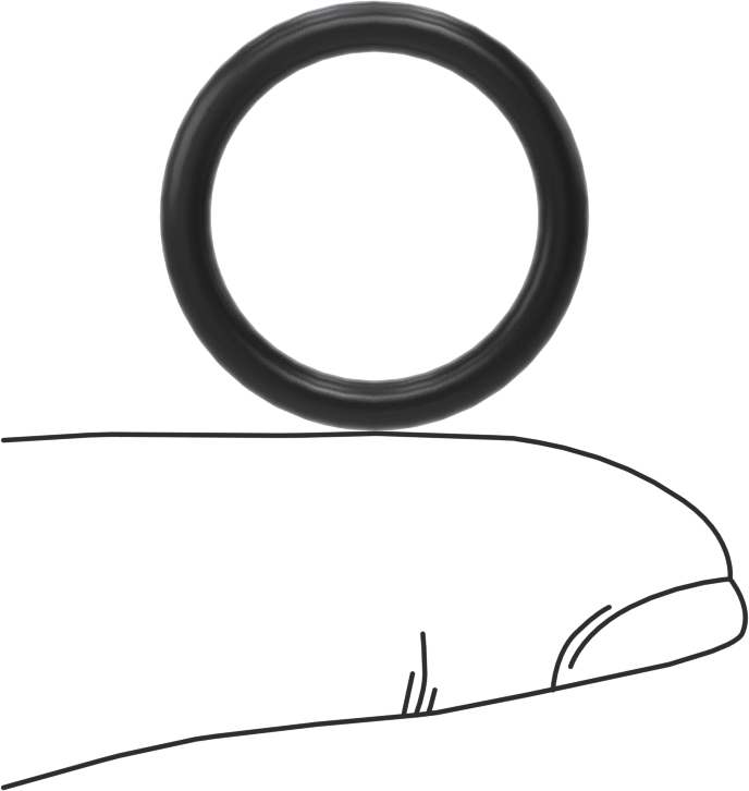 Ultra Kimyasal Dirençli Ffkm 4079 O-Ring, 3/32 Kesirli Genişlik, Dash No. 115