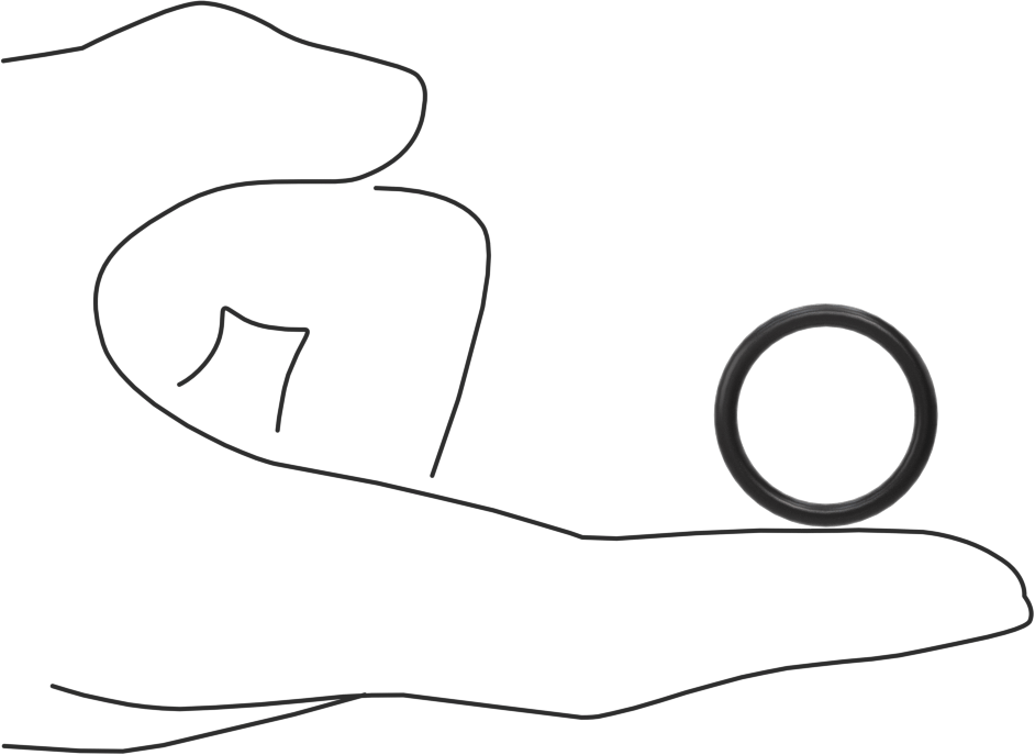 Ultra Kimyasal Dirençli Ffkm 4079 O-Ring, 3/32 Kesirli Genişlik, Dash No. 117