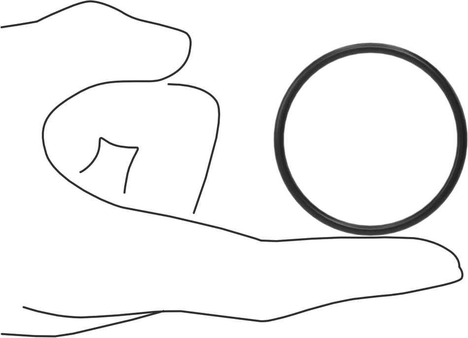 Ultra Kimyasal Dirençli Ffkm 4079 O-Ring, 3/32 Kesirli Genişlik, Dash No. 132