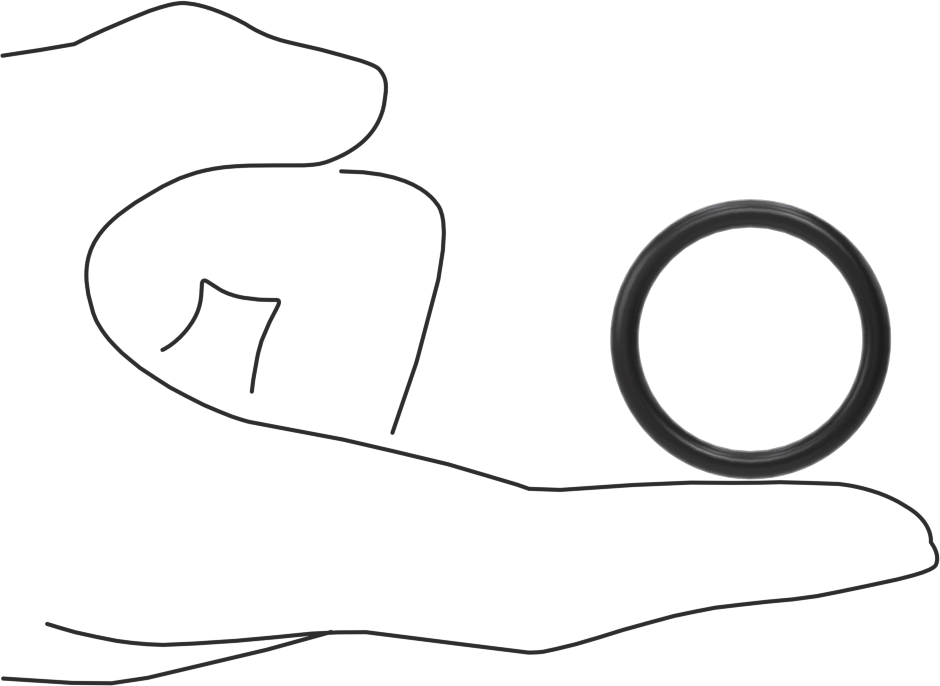 Ultra Kimyasal Dirençli Ffkm 4079 O-Ring, 1/8 Kesirli Genişlik, Dash No. 216