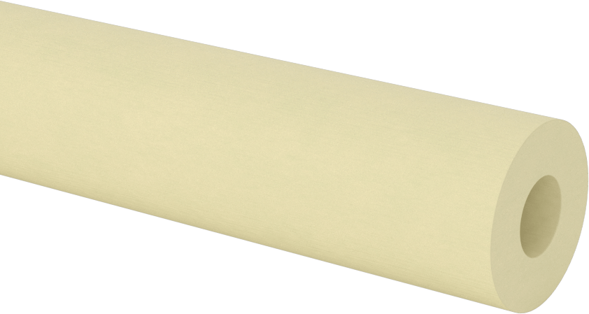 Halogensiz Garolite G-10 Tüp, 1/4" Duvar Kalınlığı, 7/8" OD, 3/8" ID, 48 inç Uzunluk