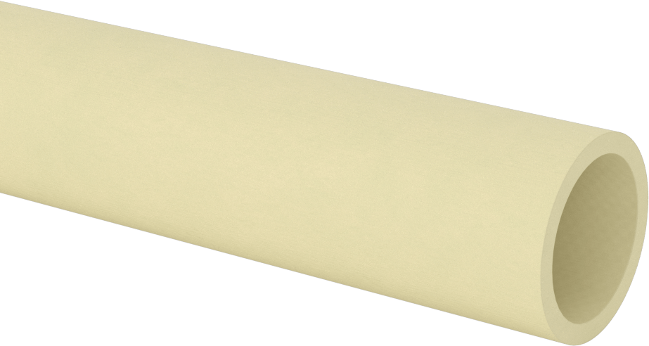 Halogensiz Garolite G-10 Tüp, 1/8" Duvar Kalınlığı, 1-1/4" OD, 1" ID, 48 inç Uzunluk