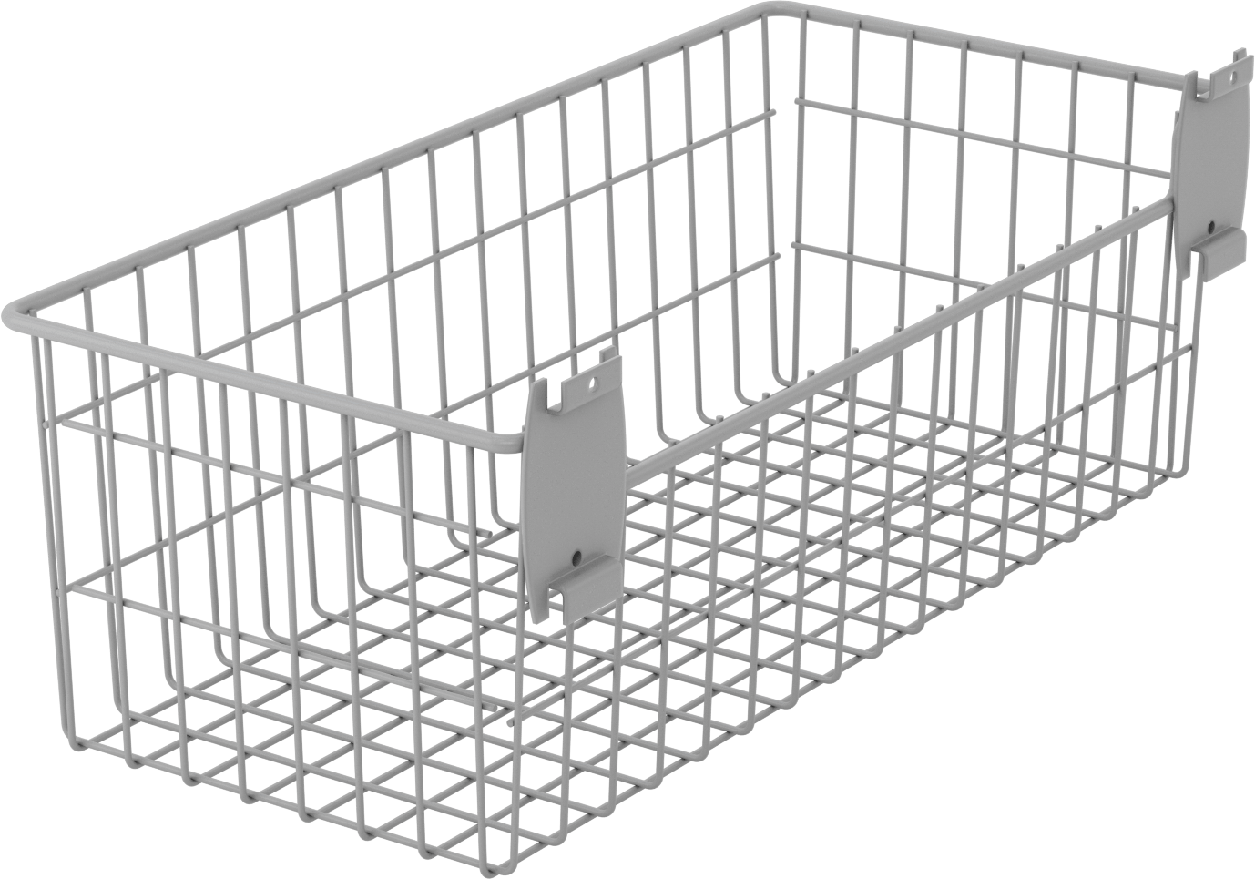 Slatwall Sepet, 23“ Genişlik x 8” Yükseklik