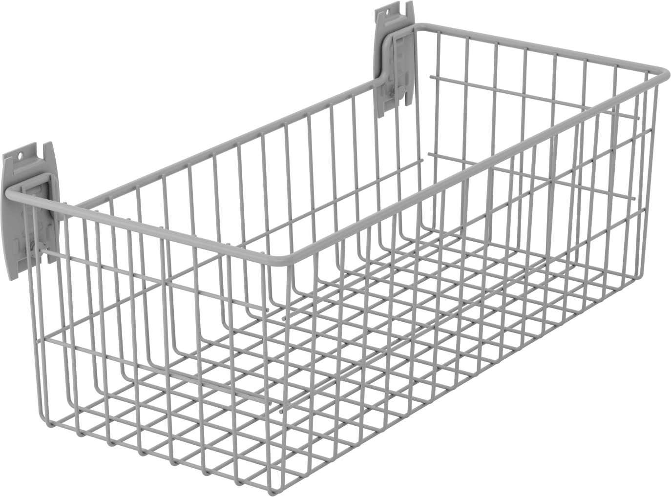 Slatwall Sepet, 23“ Genişlik x 8” Yükseklik