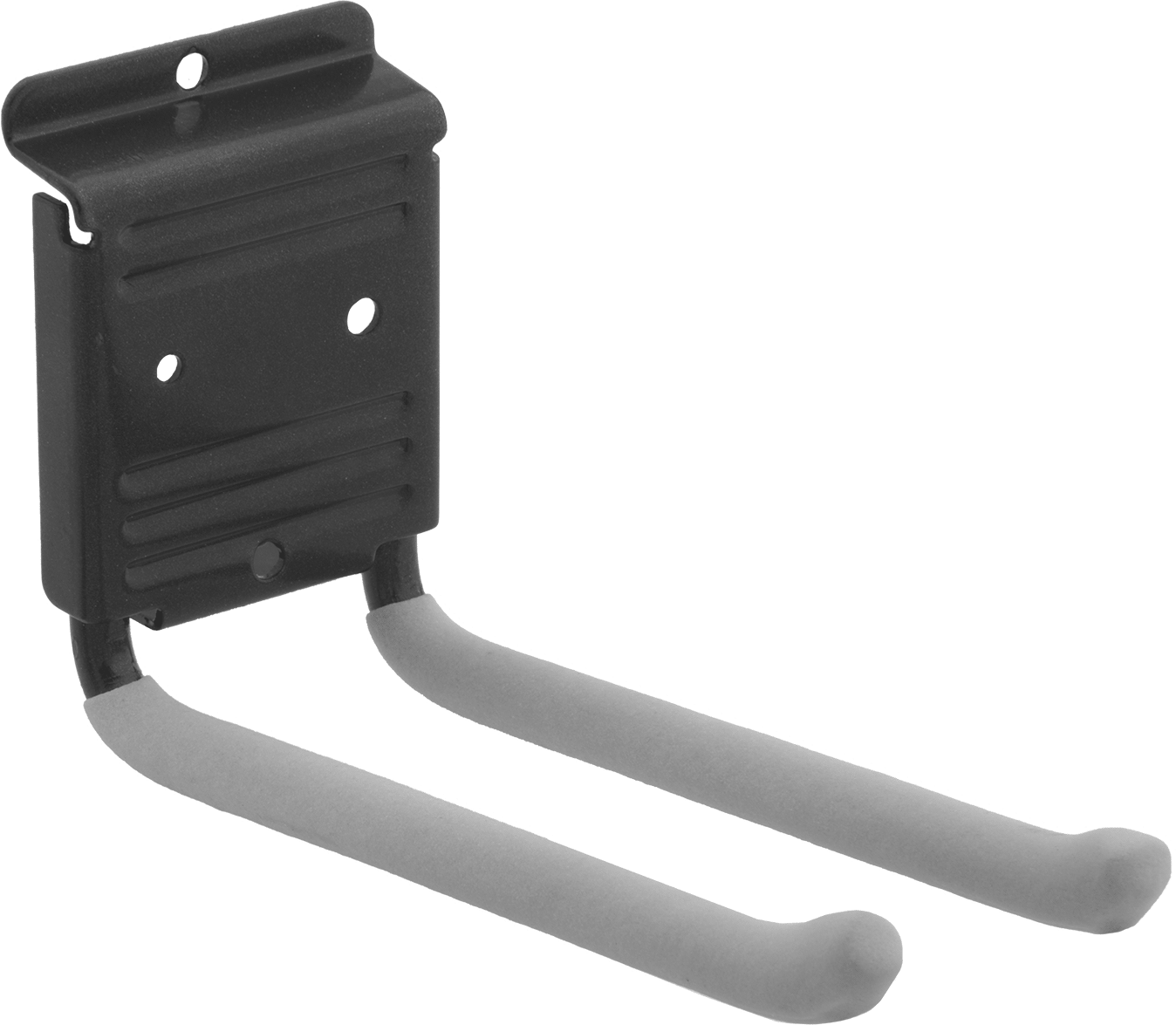 Slatwall Tutucu, 1-5/8" çaplı ürün için, Gri Vinil Kaplı Çelik