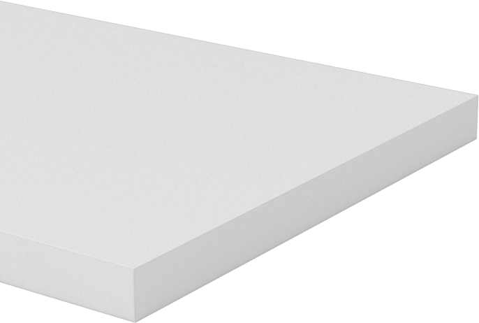 Neme Dayanıklı HDPE Çubuk, 1-1/2“ Genişlik x 1/8” Kalınlık x 4 Fit Uzunluk