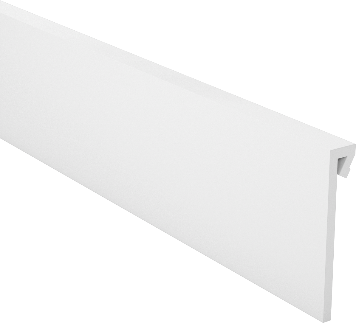 Yiyecek ve İçecek için Plastik Kenar Çıtası, 13/64“ Genişlik x 3/8” İç Yükseklik
