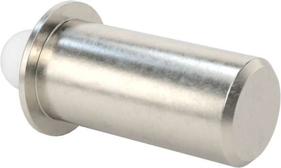 Basınçlı Paslanmaz Çelik Gövde Uzun Burunlu Yaylı Piston, Plastik Burun, 0,375" Gövde Çapı, 5-14 lb Burun Kuvveti