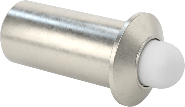 Basınçlı Paslanmaz Çelik Gövde Uzun Burunlu Yaylı Piston, Plastik Burun, 0,5 inç Gövde Çapı, 8-18 lb Burun Kuvveti