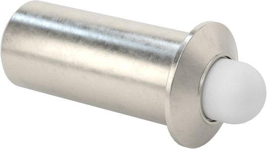 Basınçlı Paslanmaz Çelik Gövde Uzun Burunlu Yaylı Piston, Plastik Burun, 0,188 inç Gövde Çapı, 0,8-2 lb Burun Kuvveti