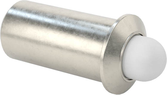 Basınçlı Paslanmaz Çelik Gövde Uzun Burunlu Yaylı Piston, Plastik Burun, 0,25 inç Gövde Çapı, 1,3-3 lb Burun Kuvveti