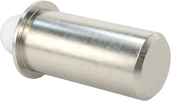 Basınçlı Paslanmaz Çelik Gövde Uzun Burunlu Yaylı Piston, Plastik Burun, 0,25 inç Gövde Çapı, 1,3-3 lb Burun Kuvveti