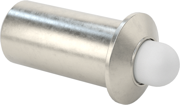 Basınçlı Paslanmaz Çelik Gövde Uzun Burunlu Yaylı Piston, Plastik Burun, 0,375" Gövde Çapı, 2,5-7 lb Burun Kuvveti