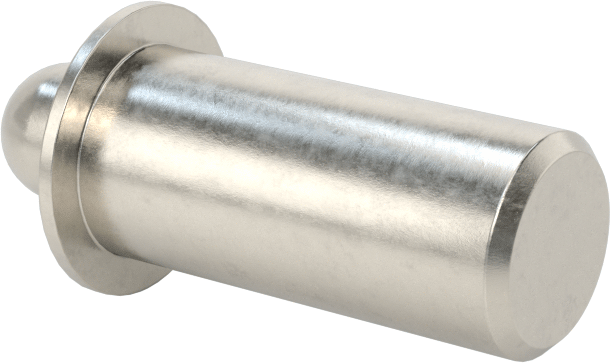 Basınçlı Paslanmaz Çelik Gövde Uzun Burunlu Yaylı Piston, Paslanmaz Çelik Burun, 0,5 inç Gövde Çapı, 8-18 lb Burun Kuvveti
