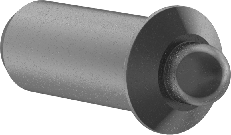Presle Takılan Uzun Burunlu Yaylı Piston, Çelik Gövde, Çelik Burun, 0,19 inç Gövde Çapı, 1,5 ila 4,5 lb. Kuvvet