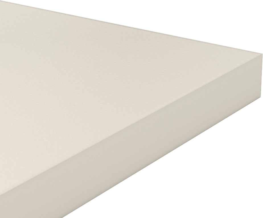 Rigid Cam Dolgulu Delrin® Asetal Reçine, Levha, 12" x 12" x 1"