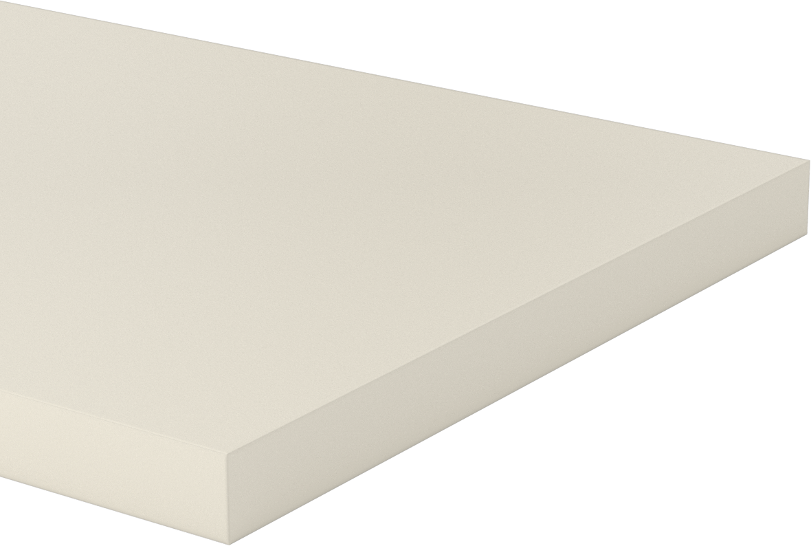 Rigid Cam Dolgulu Delrin® Asetal Reçine, Levha, 12" x 24" x 1"