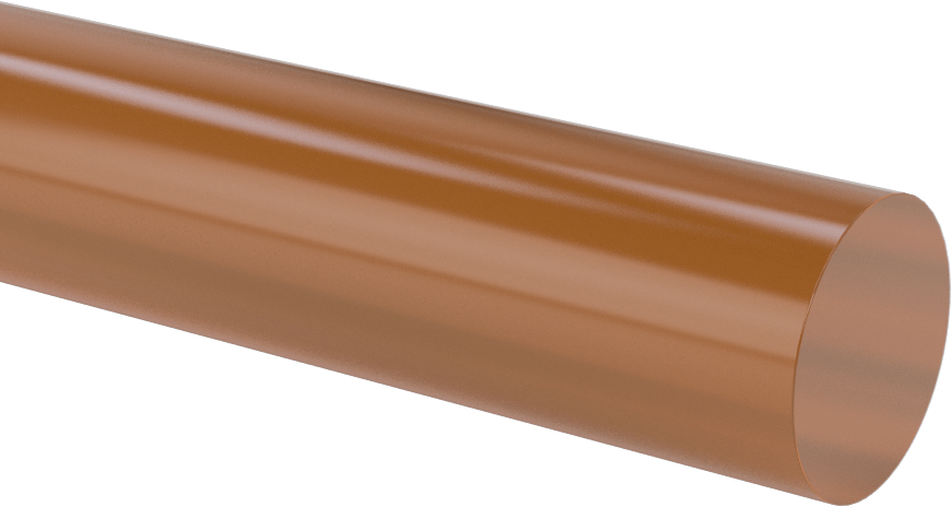 Elektrik Yalıtımlı Ultem PEI Çubuk, 1" Çap