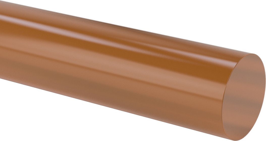Elektrik Yalıtımlı Ultem PEI Çubuk, 2 inç Çap