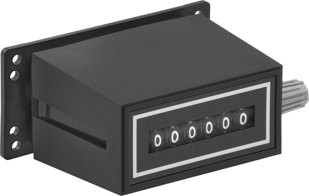 Tel Uçlu Elektrikle Çalışan Sayaç, Yüzeye Montaj, 2,6 inç x 3,7 inç x 1,8 inç Toplam, 120V AC