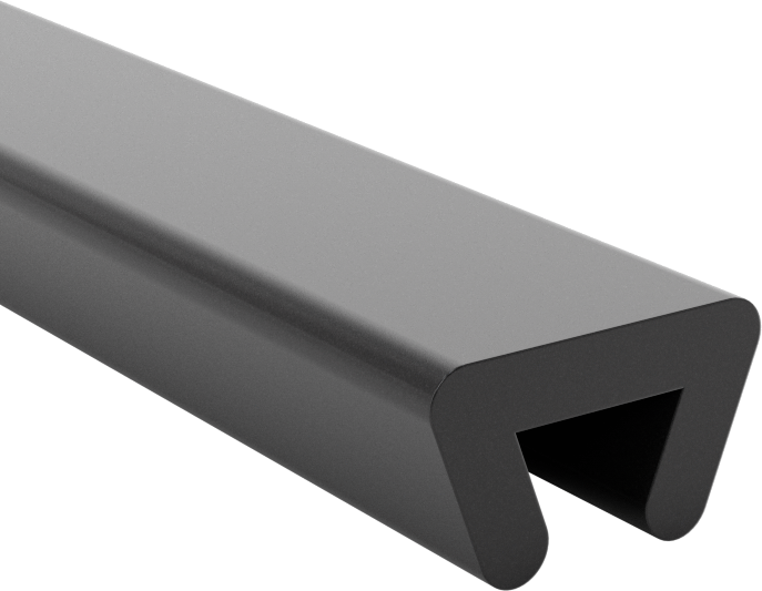 Plastik Kenar Çıtası, 9/64“-9/32” Genişlik x 3/16" İç Yükseklik