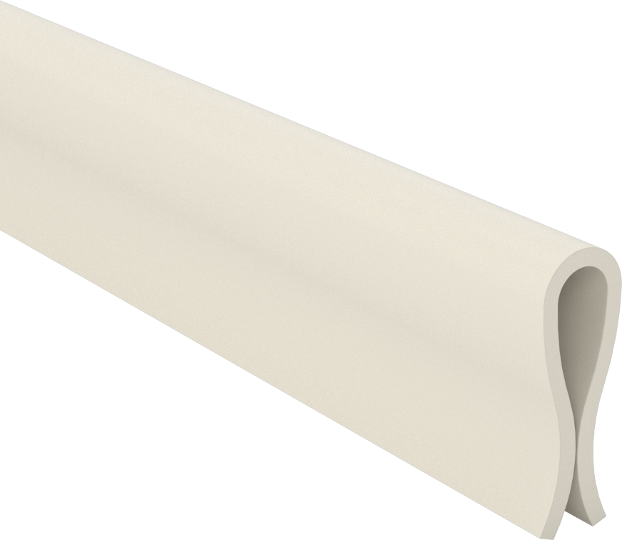 Plastik Kenar Çıtası, 1/8“-11/64” Genişlik x 15/16" İç Yükseklik